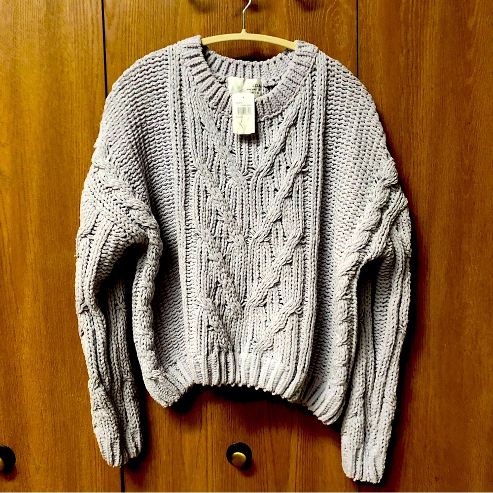 NWT J.O.A Gray Sweater